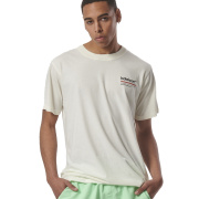 Body Action Men's Lifestyle Graphic T-Shirt Ανδρική Κοντομάνικη Μπλούζα Cotton Standard Fit - Off White
