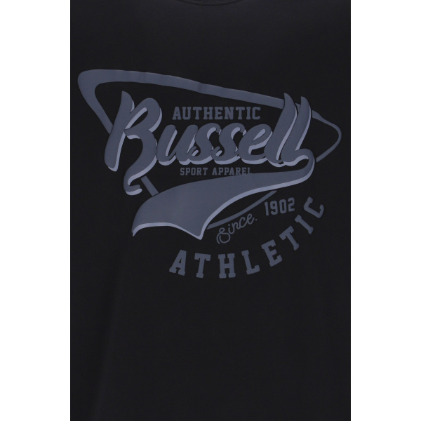 Russell Athletic Kayden S/S Crew Neck Tee Shirt Ανδρική Κοντομάνικη Μπλούζα Cotton/Regular Fit - Black
