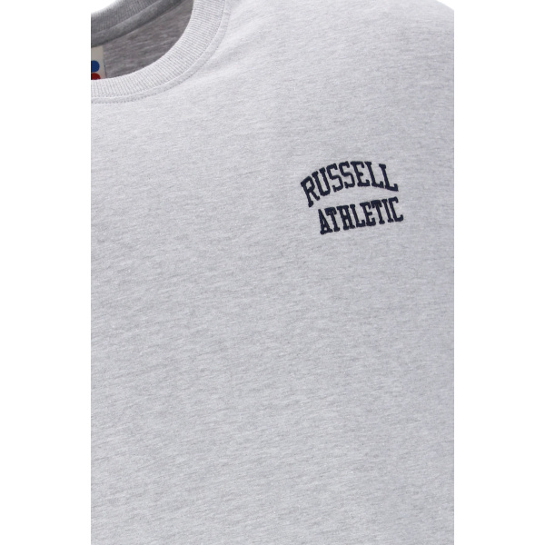 Russell Athletic S/S Crew Neck Tee Ανδρική Κοντομάνικη Μπλούζα Cotton/ Regular Fit - New Grey Marl