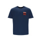 Russell Athletic Cosmos S/S Crewneck Tee Shirt Ανδρική Κοντομάνικη Μπλούζα Cotton Regular Fit - Insignia Blue