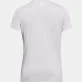 Under Armour Women's UA Tech™ Twist Short Sleeve Γυναικεία Κοντομάνικη Μπλούζα Polyester Loose Fit - Halo Grey / White