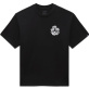 Vans Circle S/S Tee Graphic Back Ανδρική Κοντομάνικη Μπλούζα Cotton Loose Fit - Black