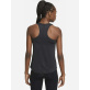 Nike Dri-FIT One T-Shirt Γυναικεία Αμάνικη Μπλούζα Polyester/Spandex Tight Fit - Black/White