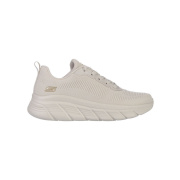 Skechers Engineered Knit Fashion Lace Up Sneaker Γυναικεία Παπούτσια Υφασμάτινα - Off White