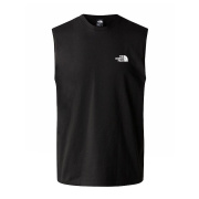 The North Face Simple Dome Tank Top Ανδρική Αμάνικη Μπλούζα Cotton Regular Fit - Black