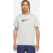 Nike Repeat Men's T-Shirt Ανδρική Κοντομάνικη Μπλούζα Cotton Regular Fit - Grey