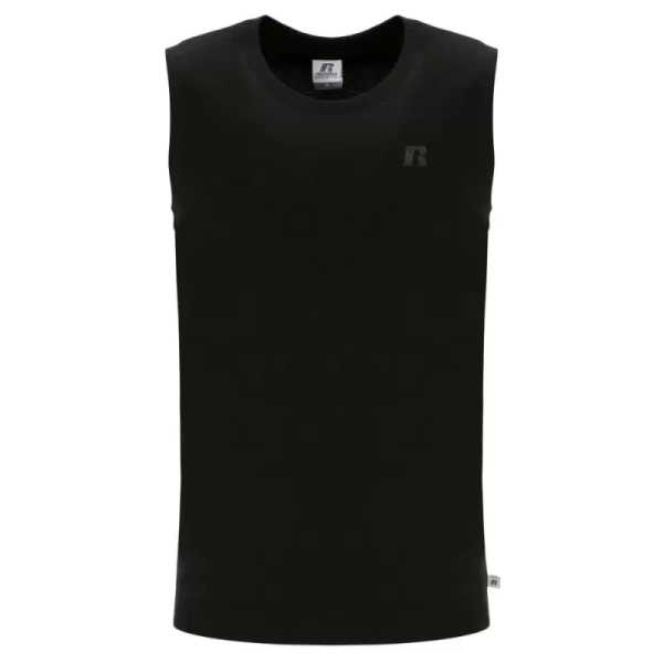 Russell Athletic Singlet Ανδρική Αμάνικη Μπλούζα -Black