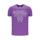 Russell Athletic Cassidy S/S Crewneck Tee Shirt Ανδρική Κοντομάνικη Μπλούζα  Cotton Regular Fit - Dewberry