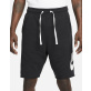 Nike Club Alumni Shorts Ανδρική Βερμούδα Cotton/Reyon/Polyester Loose Fit - Black/White