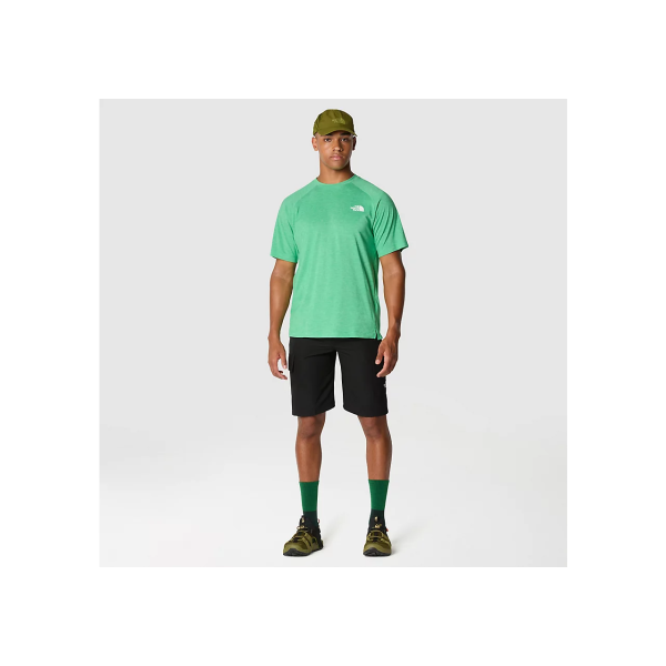 The North Face Foundation T-Shirt Ανδρική Μπλούζα Regular Fit Polyester - Optic Emerald